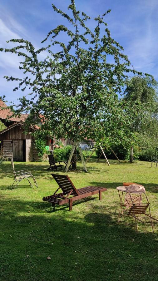 Gite Au Petit Ruisseau-Etage Et Combles-Maison Alsacienne 4 Personnes 4 Nuitees Minimum Langensoultzbach Exterior foto